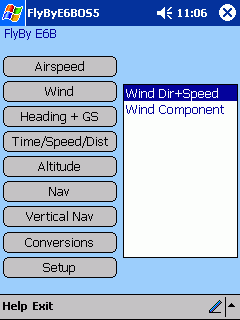 Wind Menu