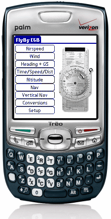 Palm Treo - FlyBy E6B