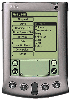 Palm V - FlyBy E6B